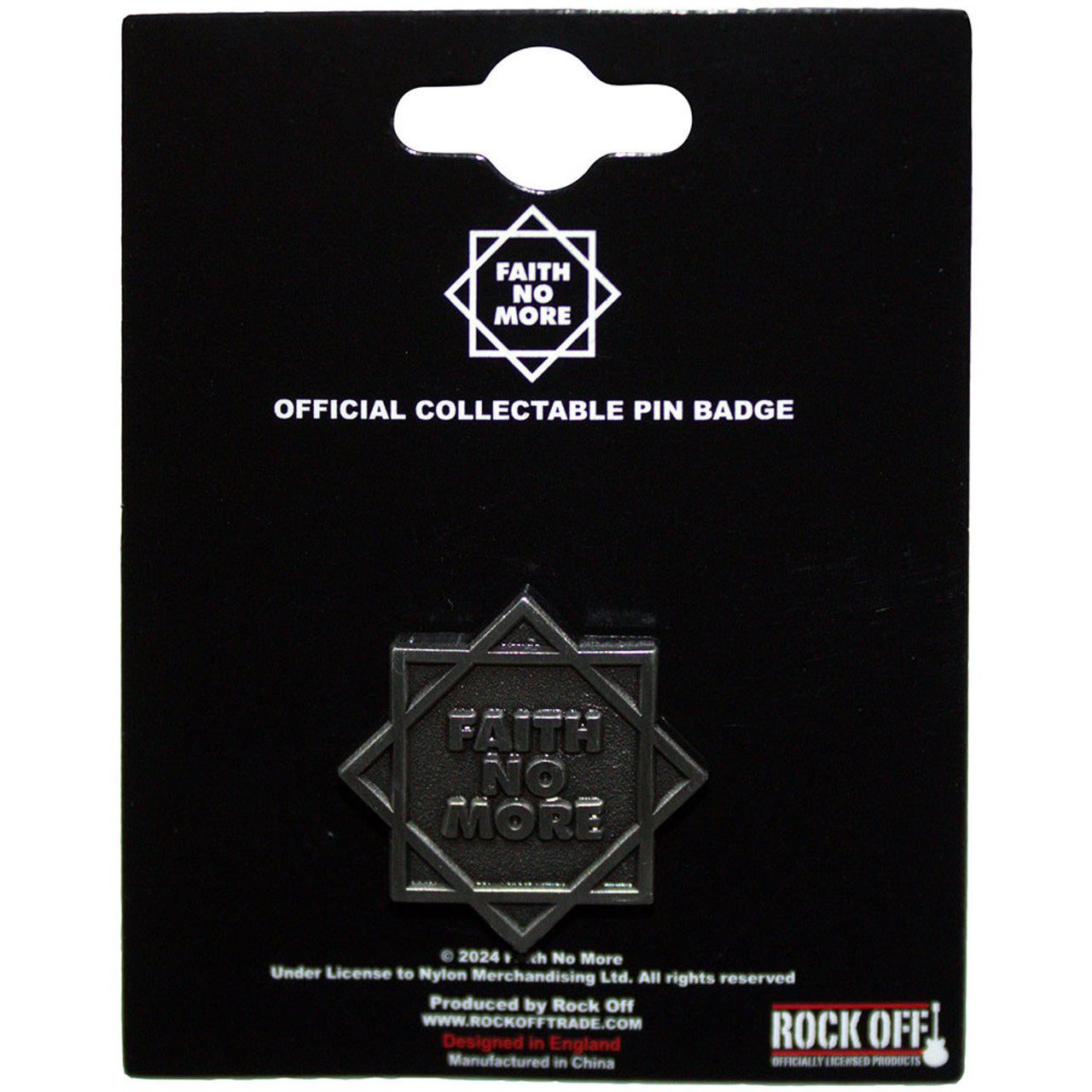 Faith No More Star Logo Pin Badge