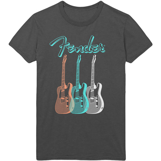 Fender Triple Guitar Unisex T-Shirt