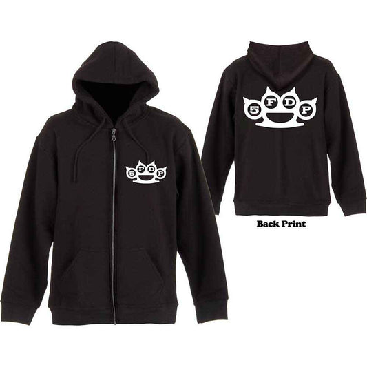 Five Finger Death Punch Knuckles Zipped Hoodie