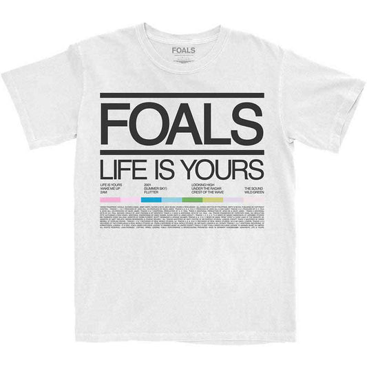 Foals Life is Yours Song List Unisex T-Shirt