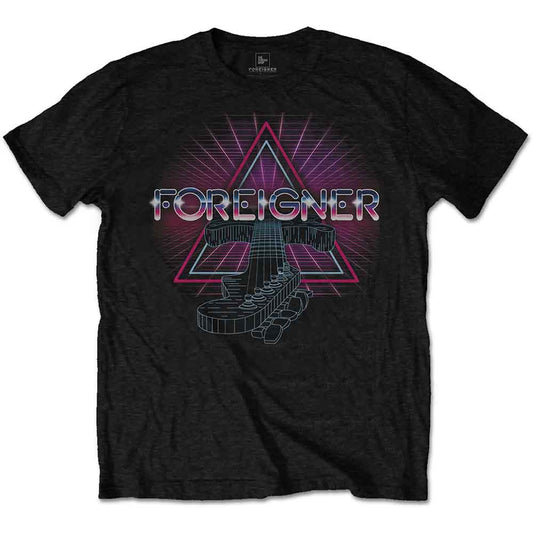 Foreigner Neon Guitar Unisex T-Shirt