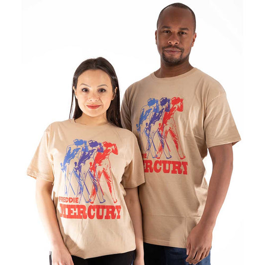 Freddie Mercury Multicolour Photo Unisex T-Shirt