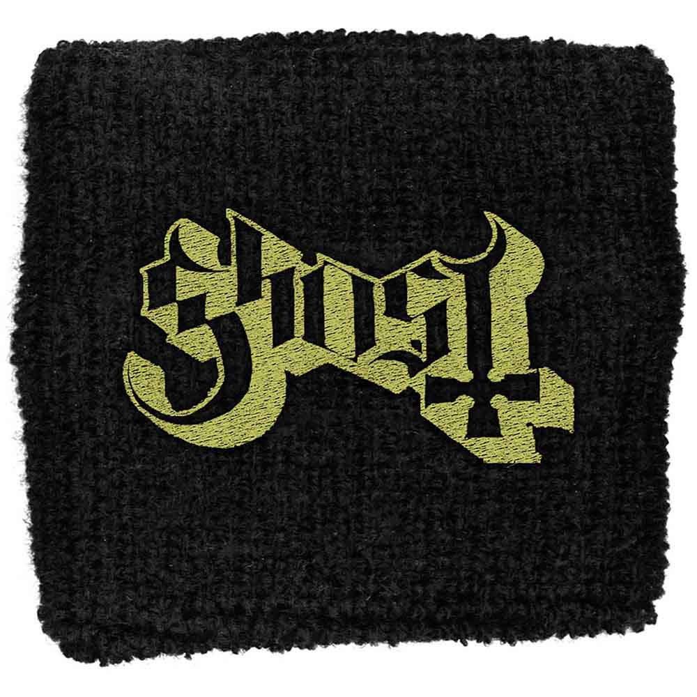 Ghost Logo Fabric Embroidered Wristband