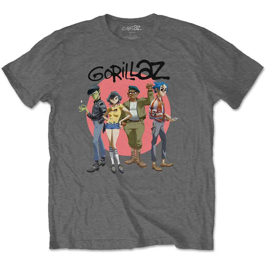 Gorillaz Group Circle Rise Unisex T-Shirt