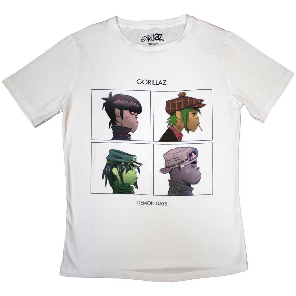 Gorillaz Demon Days Ladies T-Shirt