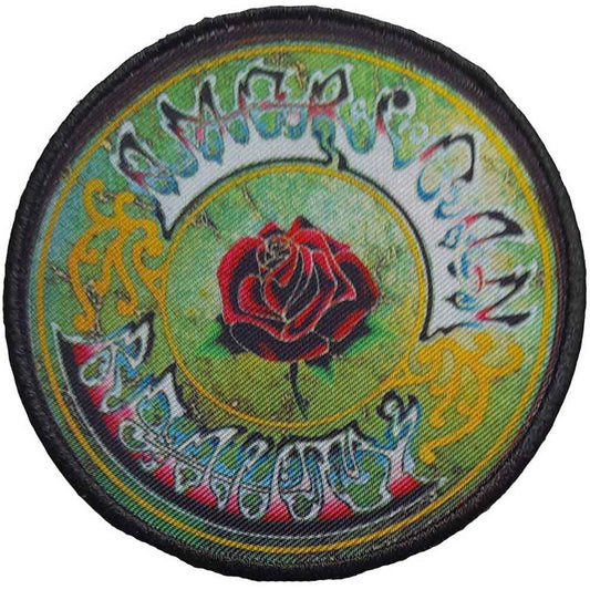 Grateful Dead American Beauty Circle Printed Patch