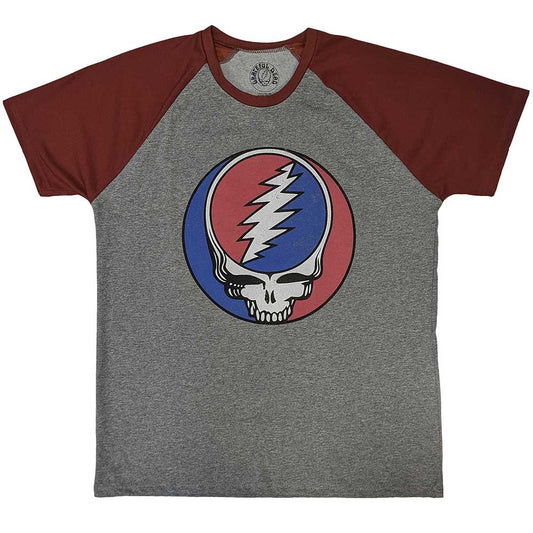 Grateful Dead Steal Your Face Classic Unisex Raglan T-Shirt