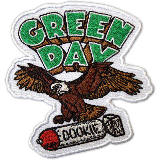 Green Day Woven Patch: Dookie Eagle