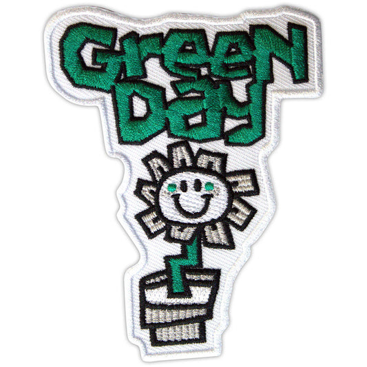 Green Day Woven Patch: Flower Pot