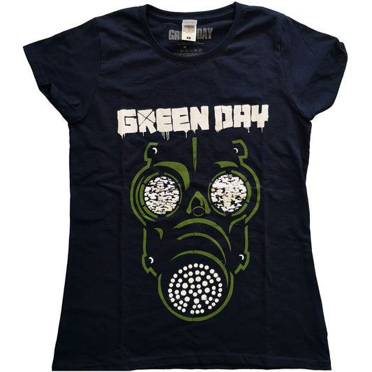 Green Day Green Mask Ladies T-Shirt