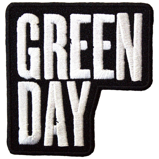 Green Day Woven Patch: Stacked Logo