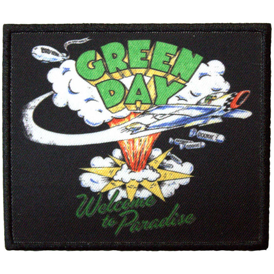 Green Day Printed Patch: Welcome To Paradise