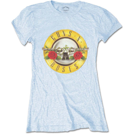 Guns N Roses Classic Bullet Logo Ladies T-Shirt