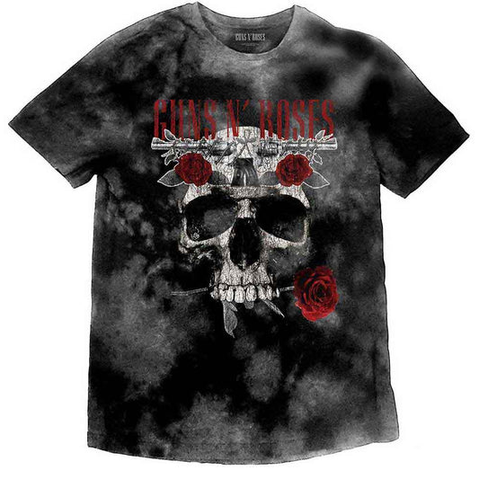 Guns N Roses Flower Skull Kids T-Shirt
