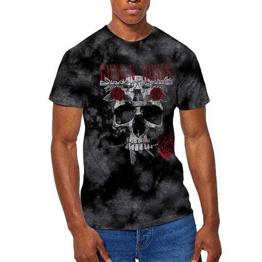 Guns N Roses Flower Skull Unisex T-shirt