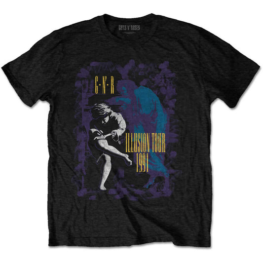 Guns N Roses Illusion Tour 91 unisex T-Shirt