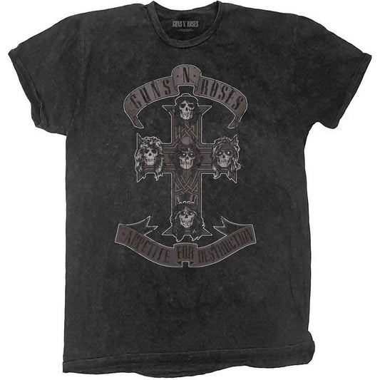 Guns N Roses Monochrome Cross Kids T-Shirt