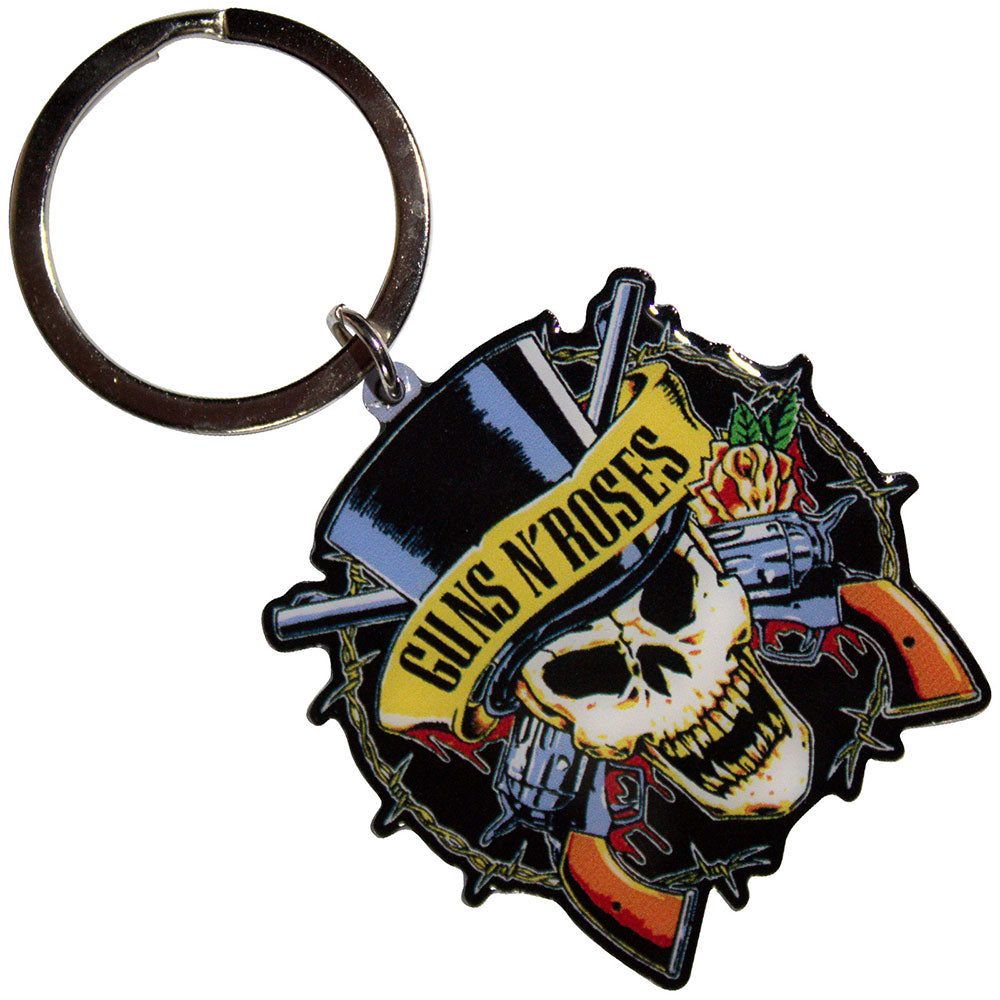Guns N Roses Top Hat Keychain