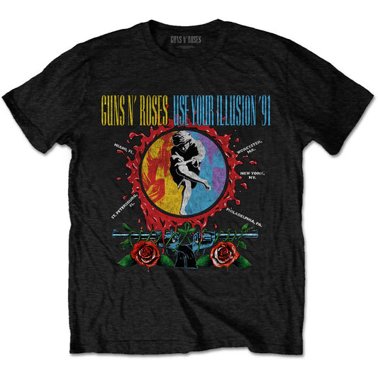 Guns N Roses Use Your Illusion Circle Unisex T-Shirt