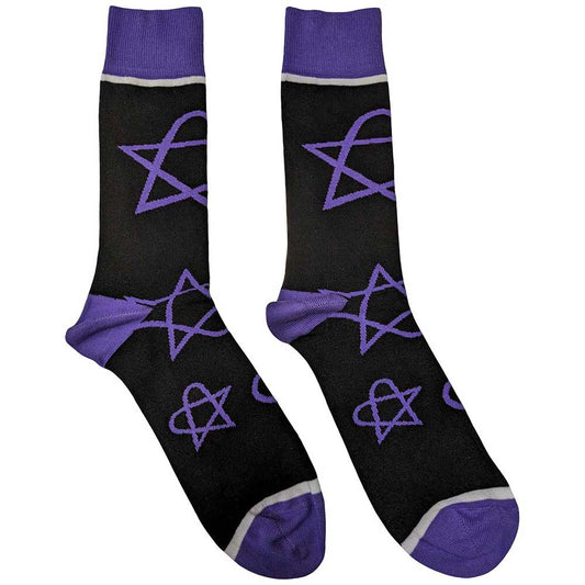 Him Purple Heartagrams Unisex Ankle Socks