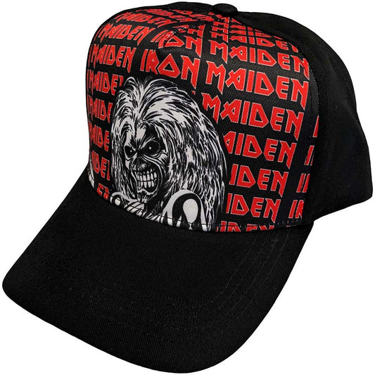 Iron Maiden Eddie Logo Repeat Baseball Cap
