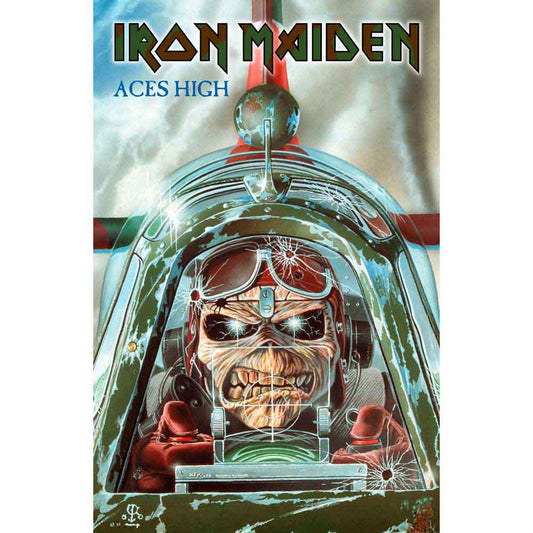 Iron Maiden Aces High Textile Poster