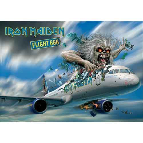 Iron Maiden Flight 666 Postcard
