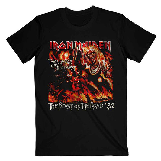 Iron Maiden Number of the Beast on The Road Vintage Unisex T-Shirt