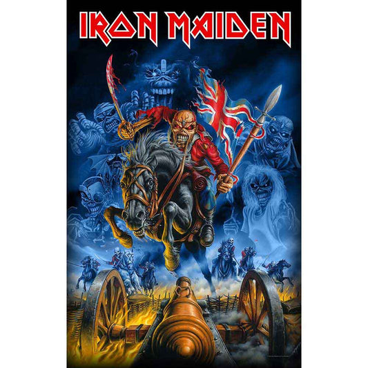 Iron Maiden England Textile Poster