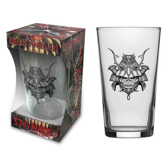 Iron Maiden Beer Glass Senjutsu Boxed Glass