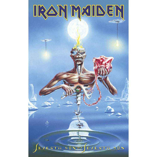 Iron Maiden Seventh Son Textile Poster