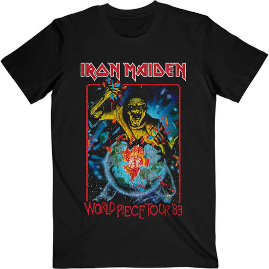Iron Maiden World Piece Tour 84 Unisex T-Shirt
