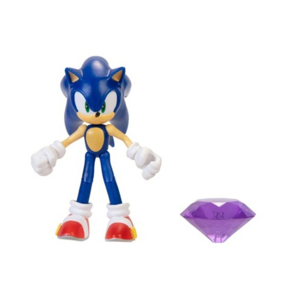 Sonic the Hedgehog with purple Emerald Figure