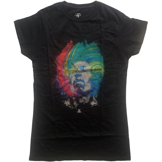 Jimi Hendrix Galaxy Ladies T-Shirt