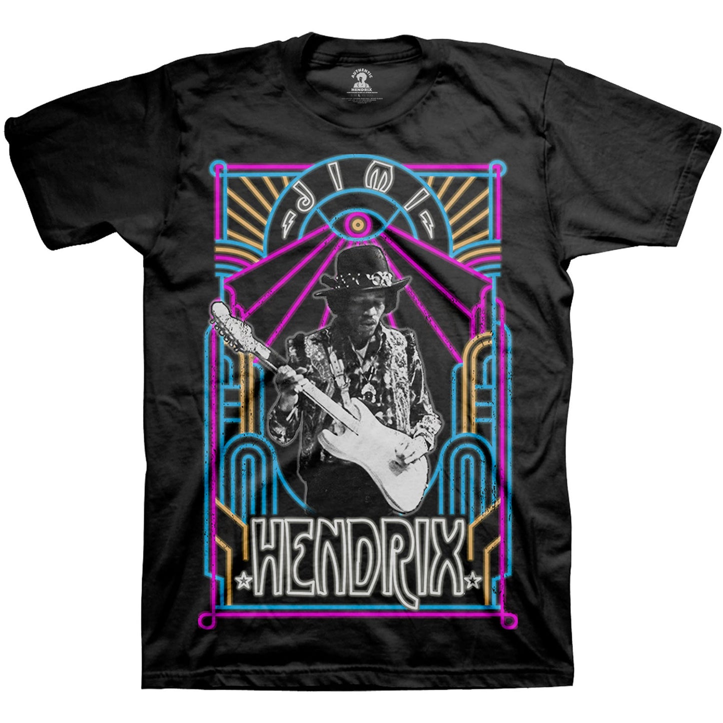 Jimi Hendrix Electric Ladyland Neon Unisex T-Shirt