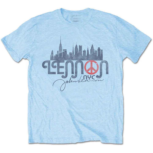 John Lennon Nyc Skyline Unisex T-Shirt