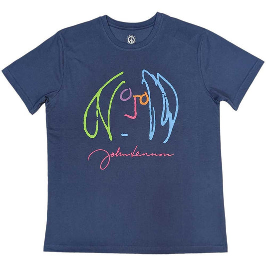 John Lennon Self Portrait Full Colour Unisex T-Shirt