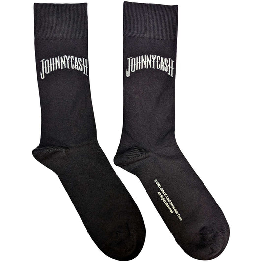 Johnny Cash Man In Black Logo Unisex Ankle Socks