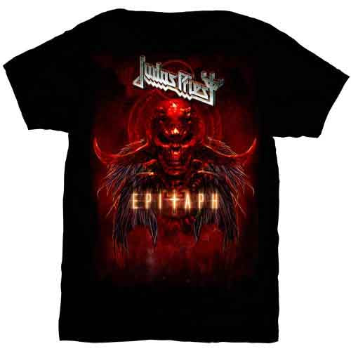 Judas Priest Epitaph Red Horns Unisex T-Shirt