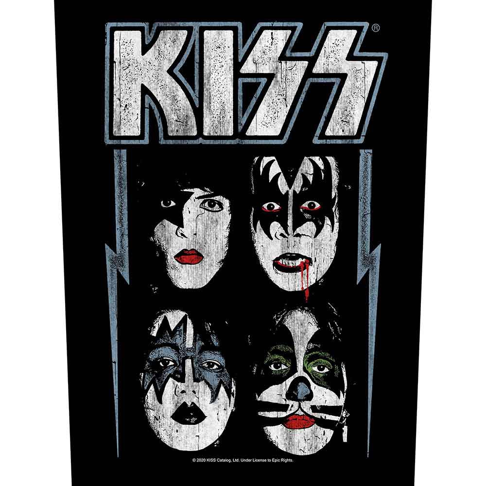 Kiss Faces Back Patch