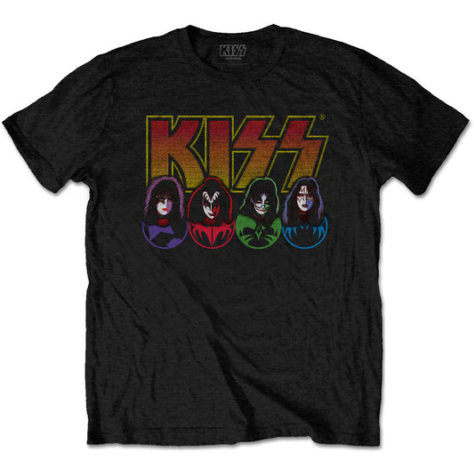 Kiss Logo, Faces a Icons Unisex T-Shirt