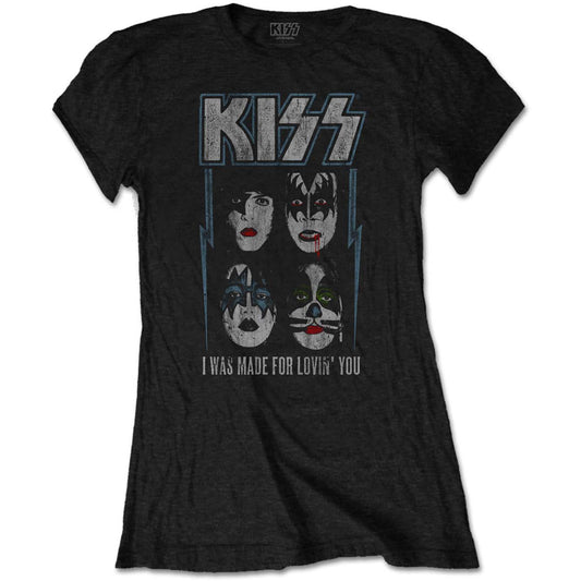 Kiss Made For Lovin You Ladies T-Shirt