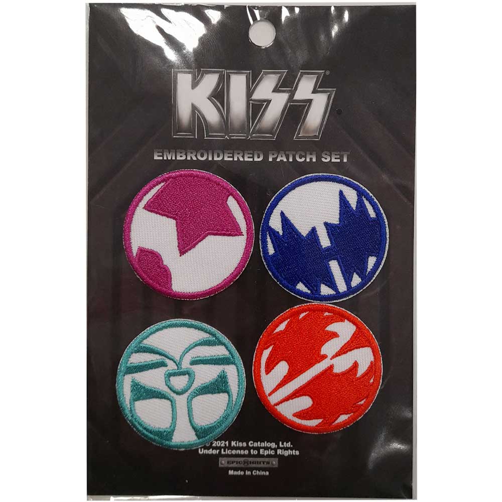 Kiss Mini Icons Patch Set