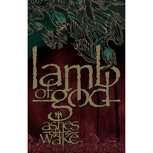 Lamb of God Ashes Of the Wake Textile Poster