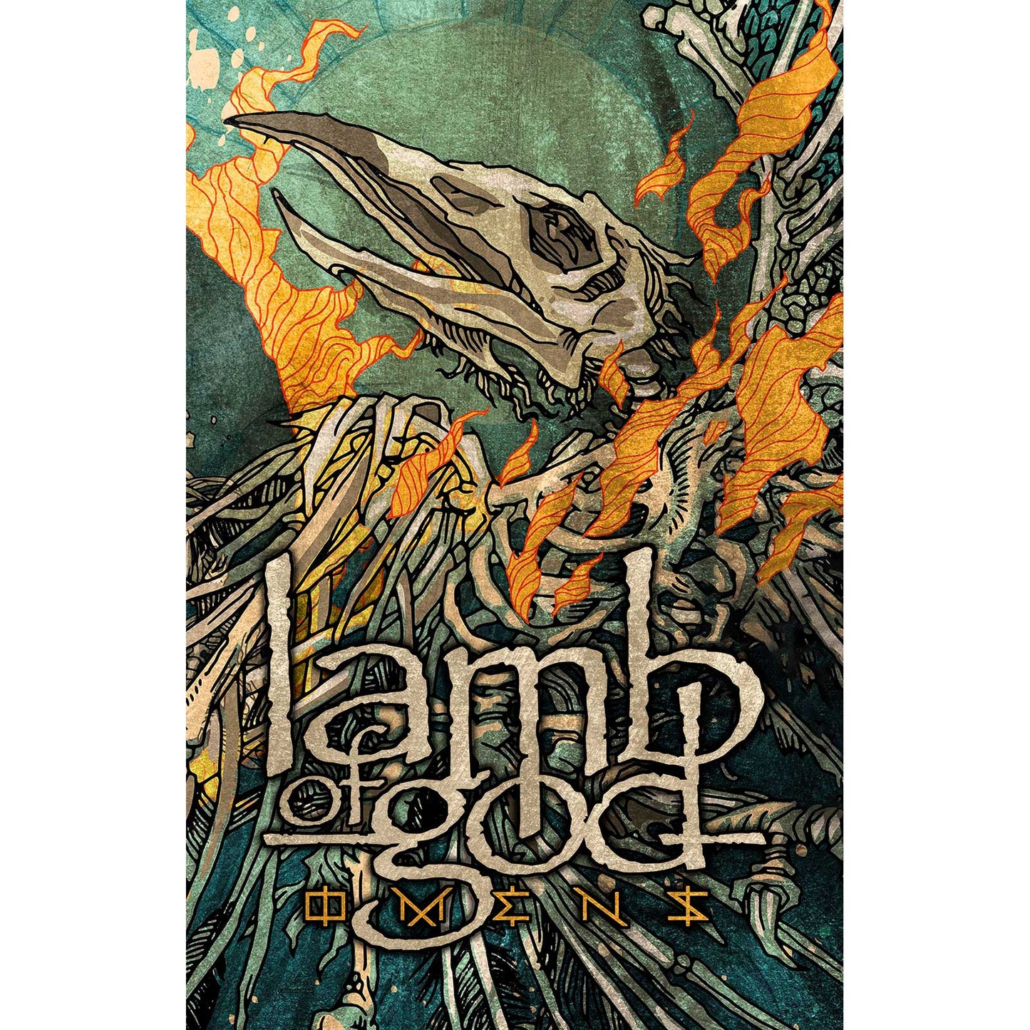 Lamb of God Omens Textile Poster