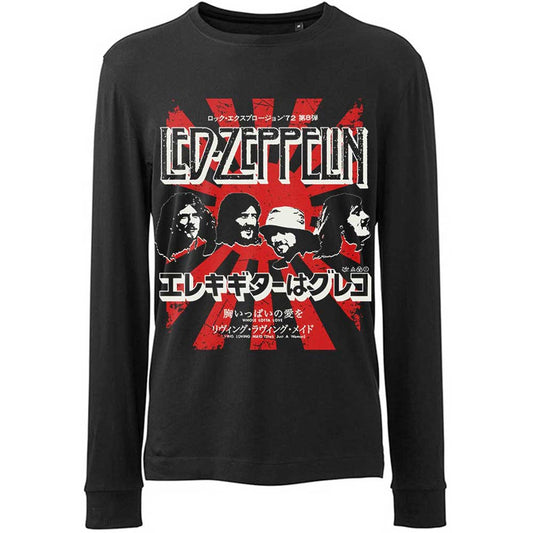 Led Zeppelin Japanese Burst Unisex Long  Sleeve T-Shirt