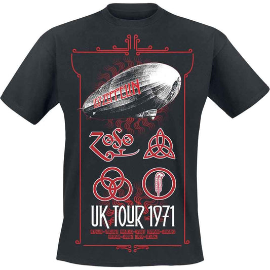 Led Zeppelin Uk Tour 71 Unisex T-Shirt