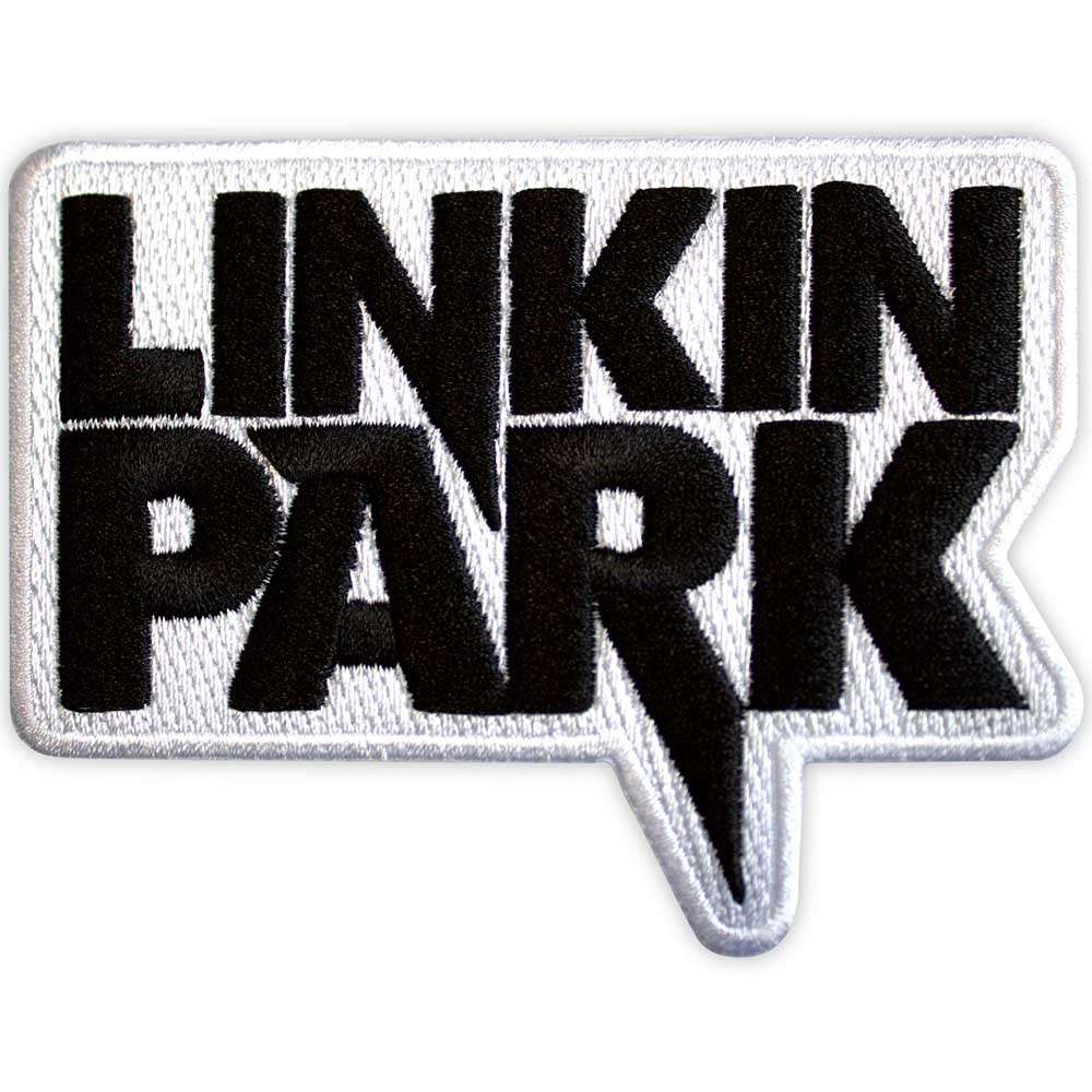 Linkin Park Woven Patch: Black Logo