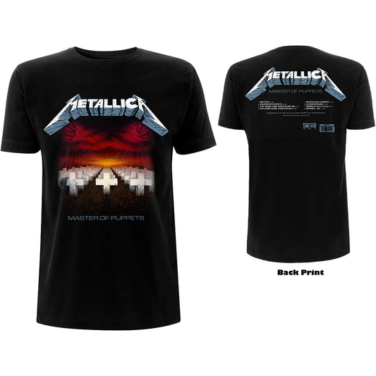 Metallica Master of Puppets Tracks Unisex T-Shirt
