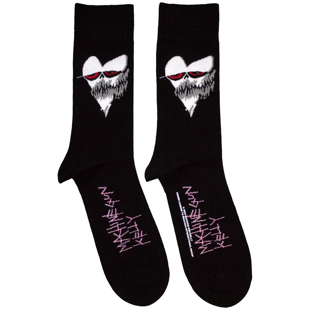 Machine Gun Kelly Unisex Ankle Socks: Heart Face